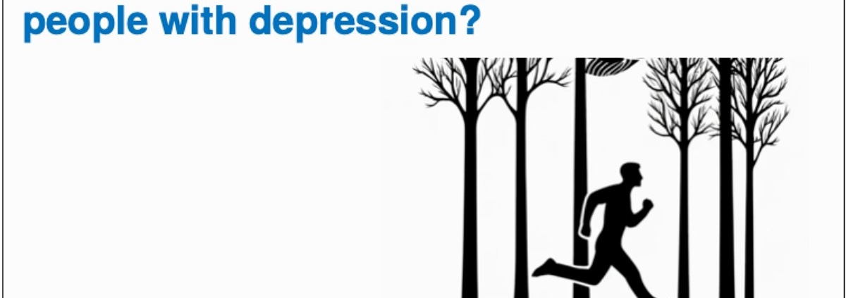 Why does sport have positive effects on people with depression?